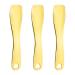 Sibba Makeup Spatula Cosmetic Skincare 3 PCS Facial Eye Cream Absorption Applicator Mini Make Up Spoon Tool Kit Lotion Tiny Face Neck Body Relaxation Sticks Set Skin Care Beauty Lifting Massager