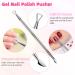 Gel Nail Polish Remover Kit - TsMADDTs 10pcs Remover Clips, Cuticle Trimmer, Nail Cotton Pads, Brush, File - 400/4000 Grit - Buy Online on GoSupps.com