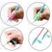13-Piece Silicone Ergonomic Writing Aid Set | Pencil Grip & Posture Correction Tool for Children & Students | Ideal for Special Needs - Buy Online on GoSupps.com