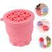Mipcase Silicone Makeup Brush Cleaner Makeup Brush Washing Mat Brush Washing Tool Makeup Brush Cleaning Mat Makeup Brush Organizer Makeup Sponge Cleaners Brush Holder Silica Gel Pink Fold 10x8.5cm Pink - Buy Online on GoSupps.com