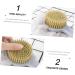 Double Sided Body Exfoliator Brush for Shower and Bath | Healeved Body Scrubber - Buy Online on GoSupps.com