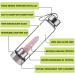 Serenity Crystals Infused Water Bottle with Stainless Steel Rose Quartz Wand - Buy Online on GoSupps.com