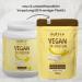 Nutri+ Vegan Protein Powder - 1kg Banana Flavor | 84.1% Vegetable Protein Lactose & Gluten-Free Ideal for Shakes - Buy Online on GoSupps.com