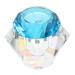 minkissy 2 Pcs Nail Art Crystal Cup Liquid Powder Dappen Dish Crystal Dappen Dish Nail Powder Dish Nail Dappen Dish Clear Container Nail Liquid Cup White Crystal Glass Washing Dishes 5.5x5.5cmx2pcs Bluex2pcs