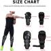 Gute 2-in-1 Knee and Elbow Pads Set for Motorcycle Gear - Adjustable Protector for Motocross, ATV, Skating - Black - Buy Online on GoSupps.com