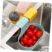 STOBAZA 2 Sets Hanging Drain Basket Sink Colander Containers for Food Sink Drain Basket Sink Basket Pp Green - Buy Online on GoSupps.com
