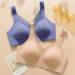 Mastectomy Bra for Women - Seamless Wireless & Comfortable Post-Surgery Bralette in Blue - Buy Online on GoSupps.com