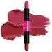 NYX Professional Makeup Rouge with hyaluronic acid moisturizing mixable texture vegan Wonder Stick Deep Magenta + Ginger 04 Deep Magenta 'N' Ginger 1 piece (1 Pack)