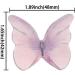 Gyufise 48Pcs Edible Butterfly Cake Decorations Butterfly Cupcake Topper Edible Wafer Paper Butterflies Edible Butterfly Cake Cupcake Decoration Purple - Buy Online on GoSupps.com