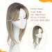 14 inch Hair Topper for Thinning Hair - Big Base Women's Hair Piece for Hair Loss - Soft Extensions Fringe - Cool Blonde Mix - Clip in Topper - Buy Online on GoSupps.com