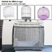 SYOOY Birdcage Cover Seed Catcher | Universal Nylon Mesh Parrot Cage Net Skirt Guard | Extra Large for Round & Square Cages | Black - Buy Online on GoSupps.com