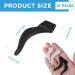 10 Pairs Anti-Slip Glasses Ear Hooks - Universal Comfort Silicone Holders for Sunglasses & Reading Glasses (Black & White) - Buy Online on GoSupps.com