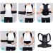 Back Brace Posture Corrector - Adjustable Back Support Belt for Men & Women | Relieve Lower & Upper Back Pain & Improve Posture - Buy Online on GoSupps.com