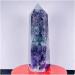 JUKUCKV Fluorite Quartz Crystal Obelisk - 1015g Spiritual Support & Healing Decoration - Buy Online on GoSupps.com