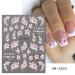 5D Spring Cherry Blossom Nail Art Stickers - 3D Embossed Decals for Women's Nail Design (4 Sheets) - Buy Online on GoSupps.com