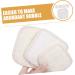 5pcs Loofah Shower Rub & Exfoliator Pads - Makeup Remover Bath Scrubber & Facial Scrubber for Ultimate Skin Care - Square Loofa Sponge Pack - Buy Online on GoSupps.com