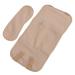 Castor Oil Waist Wrap Reusable Washable Castor Oil Leak Protector Button Waist Neck Pack Skin Color