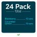 Zevia Sparkling Water Variety Pack - 24-Pack, 12oz Cans - Buy Online on GoSupps.com