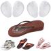 Silicone Gel Thong Sandal Cushions - Anti Slip Toe Protectors for Flip Flops - 2 Pairs - Buy Online on GoSupps.com