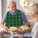 Waterproof Adult Bibs for Men with Crumb Catcher - Reusable & Washable Dining Bibs for Elderly - Clothing Protector for Eating - Buy Online on GoSupps.com