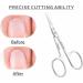 Cuticle Scissors Extra Fine Curved - Professional Stainless Steel Manicure & Grooming Scissors for Eyebrow Mustache Nose Hair Eyelash Dry Skin - Nail Care Essentials - Buy Online on GoSupps.com