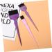 Angoily 1 Set Hair Dye Hair Tint Dye Tool Hair Coloring Hair Teasing Comb Purple Outfit Purple Suits Tools Dyeing Applicator Salon Accessories Barber Tool Medium Applicator Brush - Buy Online on GoSupps.com