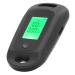 Rechargeable Alcohol Tester Three Color Indication Portable Breathalyzer with Hanging Hole Design USB Charging for Personal Use (Black)