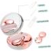 Healeved Contact Lens Container Set - Travel Case with Mirror Marble Design | Eye Contact Holder for Safe Storage - Ideal for International Shipping - Buy Online on GoSupps.com