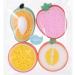 EXCEART Assorted Fruit Bath Sponges Multi- Use Cute Fruit Pattern Sponges Colorful Kids Bath Sponge Foam Kids Shower Loofah Sponge for Body Home Cleaning - Buy Online on GoSupps.com