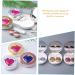 Buy Homsfou 4-Piece Contact Lens Container Set Stylish Interchangeable Cases with Mirror Film Perfect for International Shipping! - Buy Online on GoSupps.com