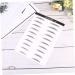 FOMIYES 6 Sheets Pairs Black Stickers Waterproof Eyebrow Template Modify 4 Stickers - Buy Online on GoSupps.com