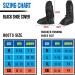 Comfecto Water Resistant Motorcycle Boot Shoe Covers Men 10-11 | Reflective Heels, Zipper & Elastic Bands | Outdoor Hiking, Camping, Fishing - Buy Online on GoSupps.com