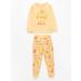 Artie Baby Girls 100% Cotton Pyjamas Set | Kids Nightwear Outfit | Long Sleeve Pjs for 12-24 Months | Comfortable Footless Pajamas for Children 1-8 Years - Yellow - Buy Online on GoSupps.com