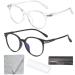 Dalaetus 6 pieces of blue light filter glasses reading glasses with glasses case glasses cleaning towels blue light block computer glasses blue light glasses for women men computer game fan