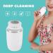 Electric Face Cleaner 3 Gears Adjustment Deeply Remove Dirt Soft Hair Brush Sponge Brush Pumice Brush Rechargeable with Storage Cover for Bathroom - Buy Online on GoSupps.com