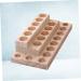  FRCOLOR FRCOLOR Nail Polish Organizer Makeup Tray Nail Polish Holder Organizer Case Solid Wood Shelf Essential Oil Box Bamboo Essential Oil - Buy Online on GoSupps.com