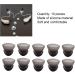 10 Pieces Soft Silicone Hearing Aid Domes - 8mm Double-Layered Antistatic Earplugs (Black) - Washable & Closed Coupling - Buy Online on GoSupps.com