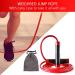 1LB Weight Jump Rope - Aluminum Handle & 9mm Thick Rope for Fitness Weight Loss CrossFit MMA & Boxing Training - A1 Red PVC Rope - Buy Online on GoSupps.com