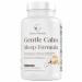 GENIUS HERBALS Gentle Calm Sleep Formula with Magnesium L-Theanine Melatonin GABA 5-Htp | Sleep Aid | Non-GMO - 60 Capsules