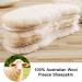 Buy 2 Pairs Premium Sheepskin Insoles for Women - Thick Wool Fur Fleece Inserts | Cozy & Fluffy - US Size 5 B - Buy Online on GoSupps.com