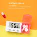 Portable Electronic Vitamin Planner 7 Color Weekly Medicine Dispenser with Detachable Cups for Elderly and Travelers - Buy Online on GoSupps.com