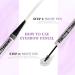 Rieoany 2in1 eyebrow stick with eyebrow gel waterproof eyebrow gel eyebrow stick with 4 fork tips for natural eyebrows longlasting eyebrow stick light brown - Buy Online on GoSupps.com