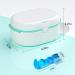 Denture Bath Box and Denture Brush Denture&Retainer Set Denture Case with Mirror (White) - Buy Online on GoSupps.com