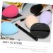 1set Powder Puff Storage Box Breathable Silica Gel Cosmetics Travel 20X4.8CM Black - Buy Online on GoSupps.com