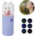 Light Purple and Yellow Nano Facial Mister 30ml Portable Handy Cool Mist Sprayer with Color Light Function Rechargable Cute Cow Design Cooling Mister(Purple) - Buy Online on GoSupps.com