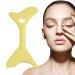 Silicone Makeup Stencil | Portable and Lightweight Eyeliner Stencils - Mascara Applicator Tool for Beginners Tool Eyebrow Stencils for Winged Eyeliner Lashes Lip Liner Puchen Yellow