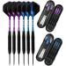 22g Steel Tip Darts Set with Aluminum Shafts and Iron Barrel - Purple - 3pcs/Pack - Buy Online on GoSupps.com