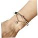 Shop Minkissy Star Jewelry Bracelet - Sun & Moon Design Crystal Pearl & Gemstone Accents for Women - Miss Celebrity Silver 19.5*1.2cm - Buy Online on GoSupps.com