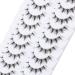 Manga Lashes: Natural Look 3D False Eyelashes Clear Band Wispy Fake Lashes 10 Pairs - Japanese & Korean Cosplay Faux Mink - Buy Online on GoSupps.com