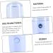 CANIGHT 1pc Blue Women Humidifier Plastic Handy Mist Sprayer Essential Oils Diffuser 14.5X4CM - Buy Online on GoSupps.com